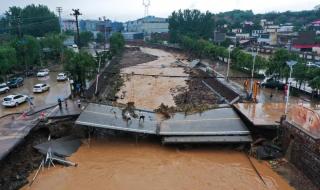 河南南阳遭遇极端暴雨 河南南阳遭遇极端暴雨